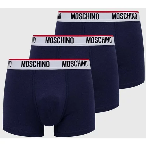 Moschino Underwear Bokserice 3-pack za muškarce, boja: tamno plava, 241V1A13954300