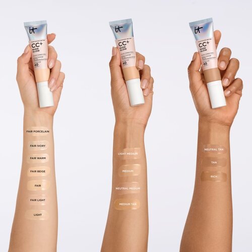 IT Cosmetics Your Skin But Better CC + Nude Glow CC krema za osvetlitev kože SPF 40 32 ml Slike