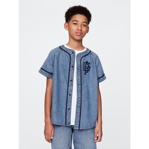 GAP Children's denim shirt Baseball Americana - Boys Cijene