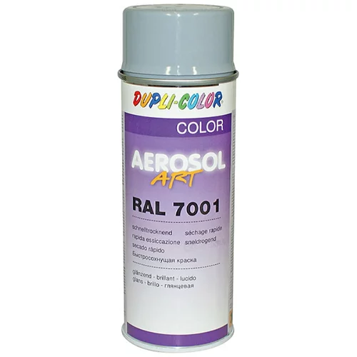 Dupli color Barvni lak DUPLI COLOR Aerosol Art (RAL 7001, barva: srebrno siva, svetleča, 400 ml)