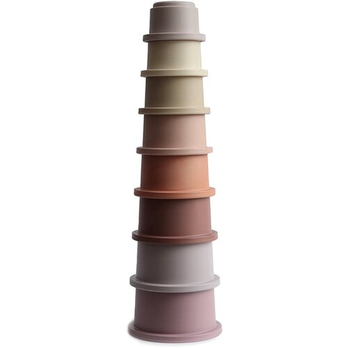 Mushie Stacking Cups Toy igračka 3 u 1 Petal 8 kom Cijene