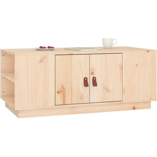  Stolić za kavu 100 x 50 x 41 cm od masivne borovine Slike