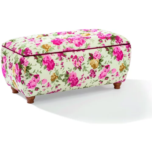 HANAH HOME Summer Storage Ottoman - Pink taburet, (20862916)