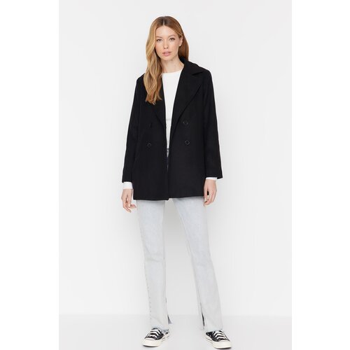 Trendyol Coat - Black - Double-breasted Slike