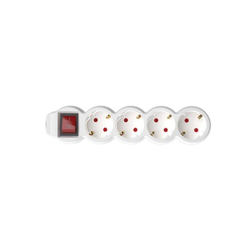 Home Produžni kabl, 4 utičnic3, prekidač, 1.5mm², 3 met, bijeli - NV 4K-3/WH/1.5 Cijene