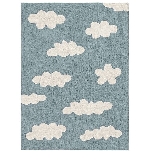 Lorena Canals Plavi periv/ručno rađen pamučan dječji tepih 120x160 cm Clouds Vintage Blue &amp;ndash; Slike