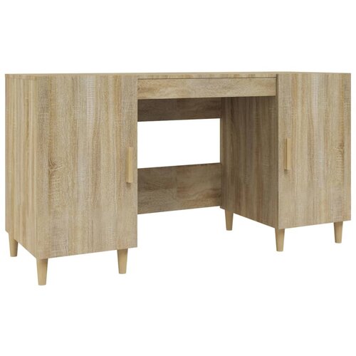  Radni stol boja hrasta sonome 140x50x75 cm konstruirano drvo Slike