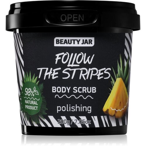 Beauty Jar Follow The Stripes piling za tijelo s kokosovim uljem 200 g Cijene