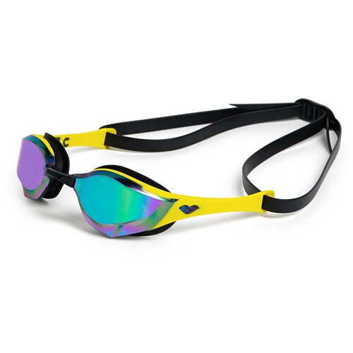 Arena unisex naoČare za plivanje cobra edge swipe mirror emerald yellow Cene