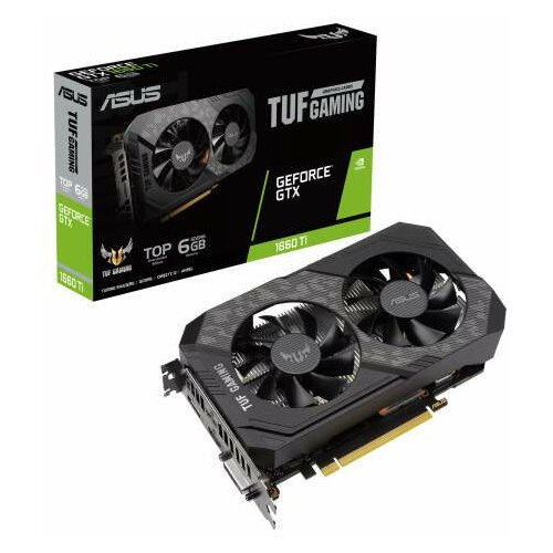 Asus TUF Gaming GeForce GTX 1660 Ti Evo Top Edition TUF-GTX1660TI-T6G-EVO-GAMING grafička kartica Slike