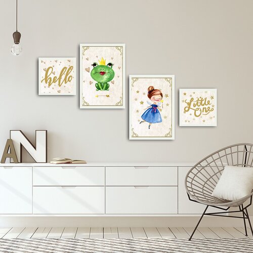 Wallity 4PBCT-19 Multicolor Decorative Framed MDF Painting (4 Pieces) Cijene