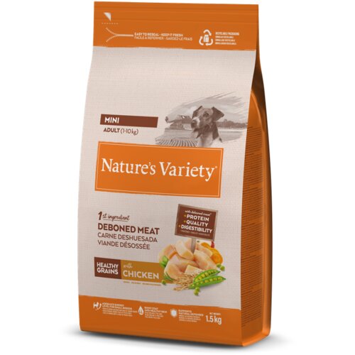 Nature&amp;rsquo;s Variety dog healthy grains mini adult chicken 1.5kg Slike
