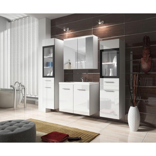 P &amp;amp; B kopalnica madrit, bela, visoki sijaj, led, 5-Delno Slike