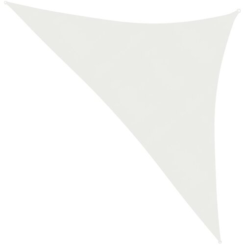 VidaXL Senčno jadro 160 g/m&amp;sup2; belo 5x5x6 m HDPE Slike