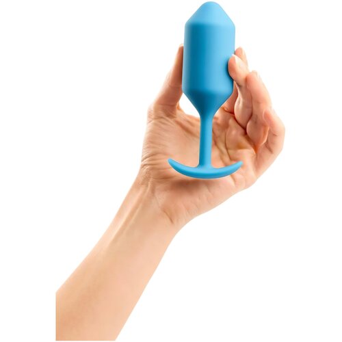 B-Vibe Analni čep - Snug Plug 3, svetlo moder Slike
