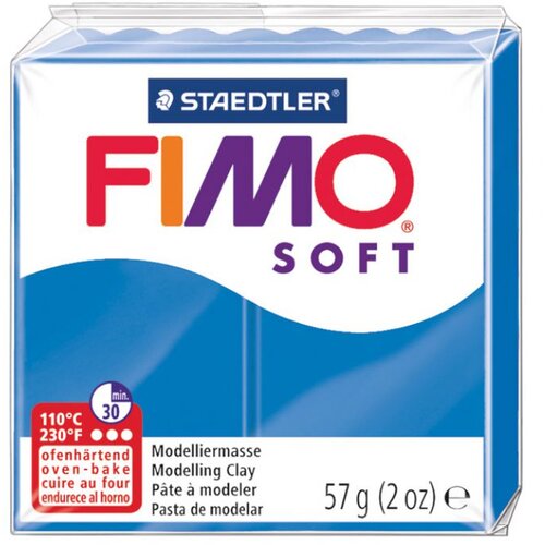  MASA ZA MODELIRANJE 57G FIMO SOFT STAEDTLER 8020-37 PACIFIC PLAVA Slike