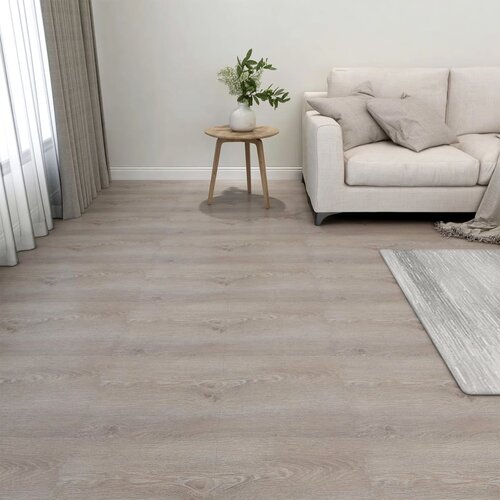 VidaXL Samoljepljive podne obloge 20 kom PVC 1,86 m&amp;sup2; smeđe-sive Slike