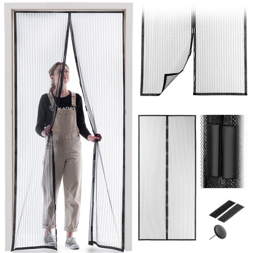 KADAX komarnik za balkonska vrata magnetna mreža proti insektom 210x100 cm, (5000360209) Cene