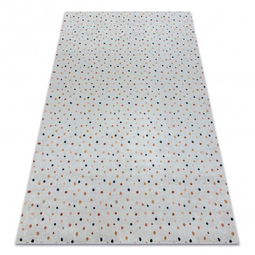 RugsX BAMBINO 47890 pralna preproga Pike za otroke protizdrsna - belo / rjava 200x290 cm, (5000175409) Cene