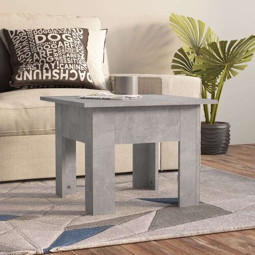 vidaXL stolić za kavu siva boja betona 55 x 55 x 42 cm od iverice Cijene