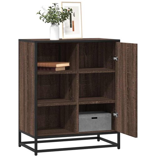  Komoda smeđi hrast 62x35x76 cm konstruirano drvo Cene