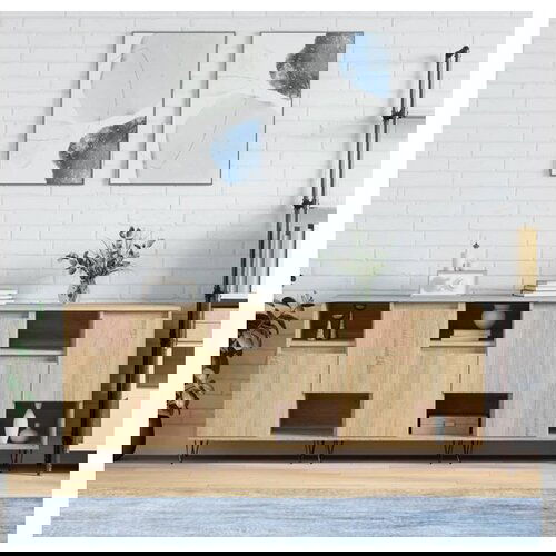 vidaXL Komode 3 kom boja hrasta sonome od konstruiranog drva Cijene