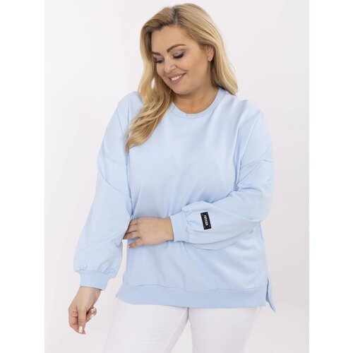 RELEVANCE Sweatshirt-RV-BZ-A599.82-light blue Cene