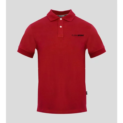 Philipp Plein Sport Polo majice kratki rokavi - pips500 Rdeča
