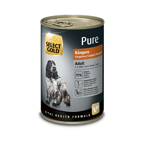Select Gold Dog Pure Adult Kengur konzerva 400g Cene