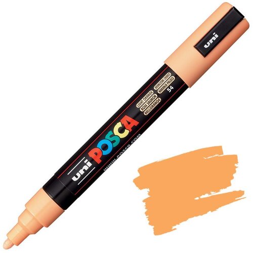 POSCA Uni flomaster; konica 1,8-2,5 mm; svetlo oranžen, (22005597) Cene