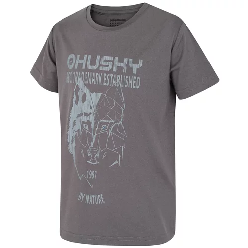 Husky Children's functional T-shirt Tash K dark. calculus