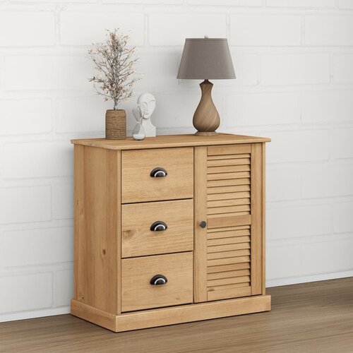vidaXL Komoda s ladicama VIGO 78 x 40 x 75 cm od masivne borovine Cene