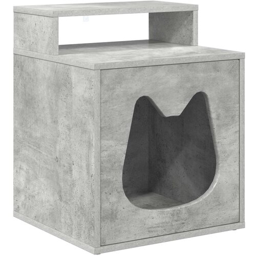 vidaXL Mačja Kuća Beton 42 5 x 40 x 53 5 cm Konstruirano drvo Cene