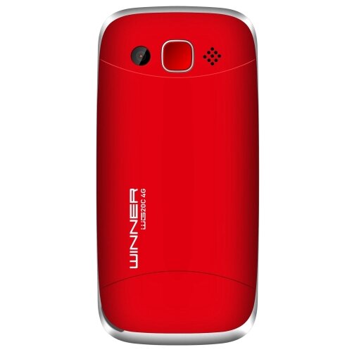  winner group - mobilni telefon za seniore, 1600 mah, crveni Slike