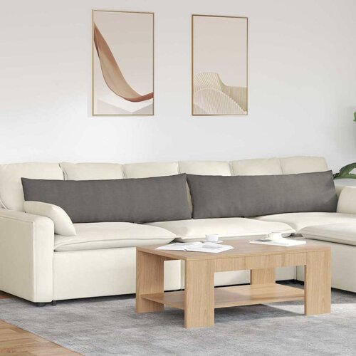 vidaXL jastučići za sofu 2 pcs svijetlo siva 145 x 40 cm Cene