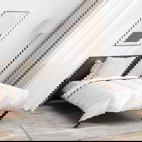 vidaXL Poplun s jastukom 2 pcs Bijela 135 x 220 cm Paperje Cijene