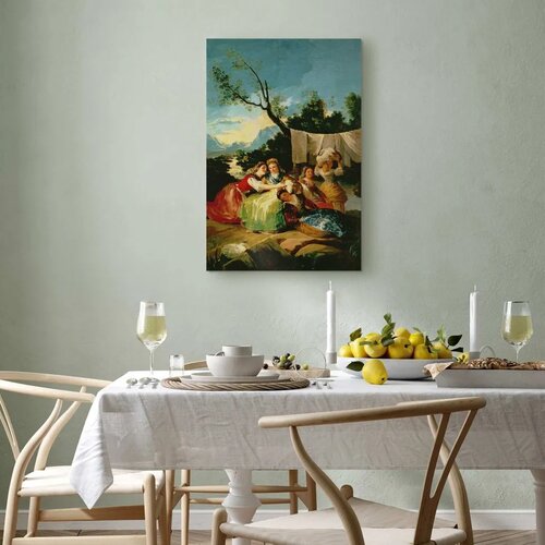  Slika - Francisco Goya &amp;ndash; The Washerwomen 60x90 Standard Slike