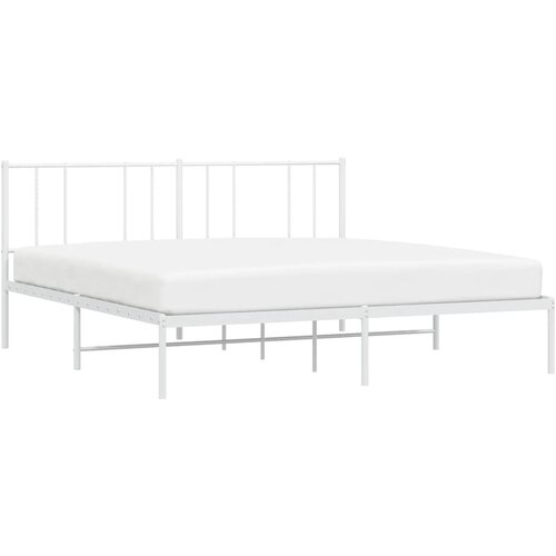  okvir za krevet s uzglavljem bijeli 183x213 cm Slike