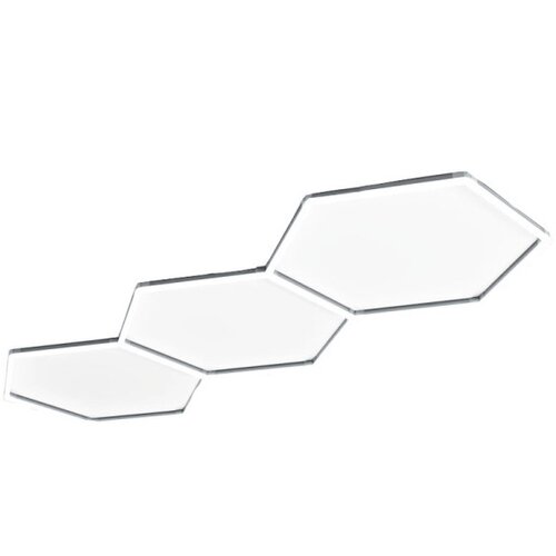  Hexagon LED tube 3 heads lights 128W 6500K tube: 440mm 16pcs, 100-110LM/W PF＞0.5 CRI＞80 PC Cene