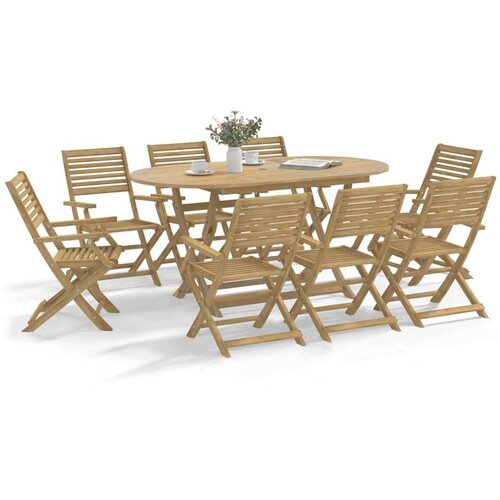  Sklopive vrtne stolice 6 kom 54 5x61 5x86 5 cm od drva bagrema Cijene
