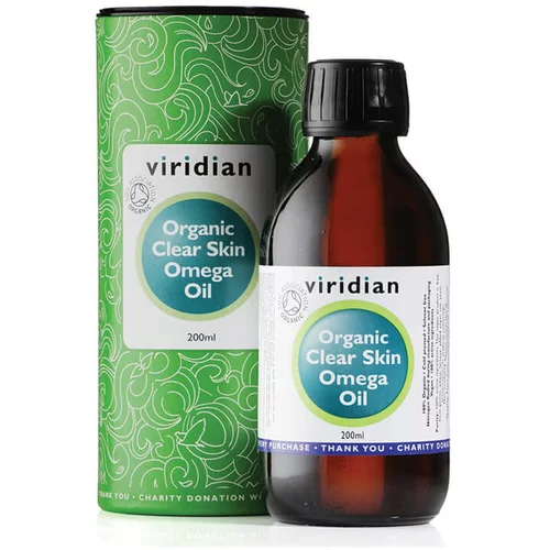Viridian Nutrition Ekološko omega olje 'Čista Koža', Clear Skin (200 ml)