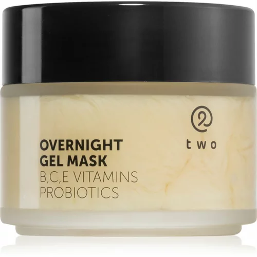 Two Cosmetics Overnight Gel Mask hidratantna i hranjiva maska za lice s probioticima 100 ml