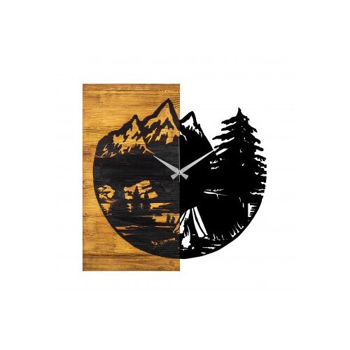 Wallity 19 Zidni sat Wooden Clock, Crni Cene