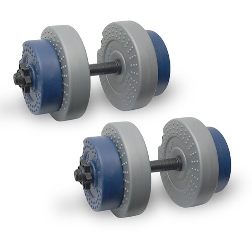 Iron set 2 tega od 11 kg teget-sivi Cene
