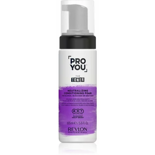 Revlon Professional proYou™ The Toner Neutralizing Foam neutralizirajuća pjena za plavu, izbijeljenu i sijedu kosu 165 ml za žene