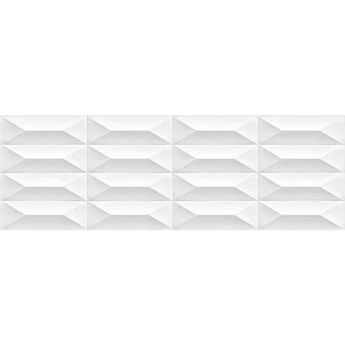 RAGNO stenske ploščice off bianco lux struttura gemma 3D rettificato R76L 30X90CM