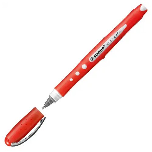 Stabilo Worker + Colorful crvena roller kemijska 0,5mm Cene