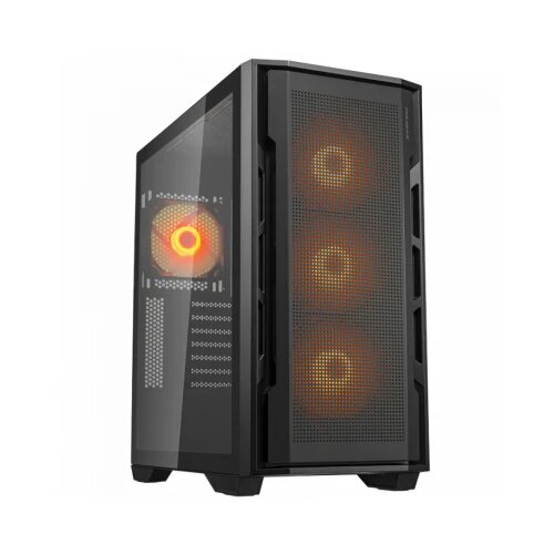 COUGAR GAMING | Uniface RGB Black | PC Case | Mid Tower / Mesh Front Panel / 4 x 120mm ARGB Fans / TG Left Panel / Black Cijene
