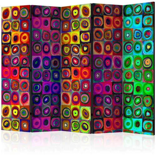  Paravan u 5 dijelova - Colorful Abstract Art II [Room Dividers] 225x172