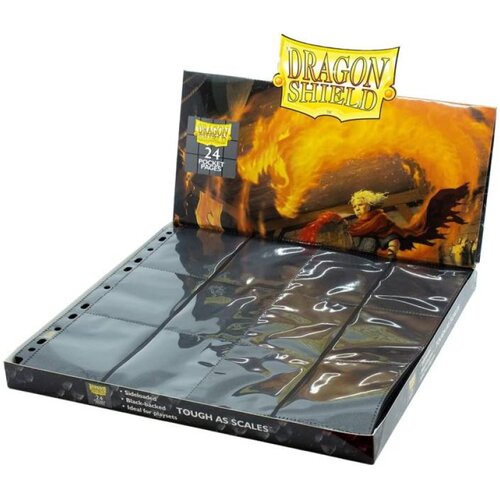 Arcane Tinmen Dragon Shield 24 Pocket Pages - Clear Front Cene